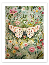 Wall print Botanical Butterfly VIII - Dutch Lady