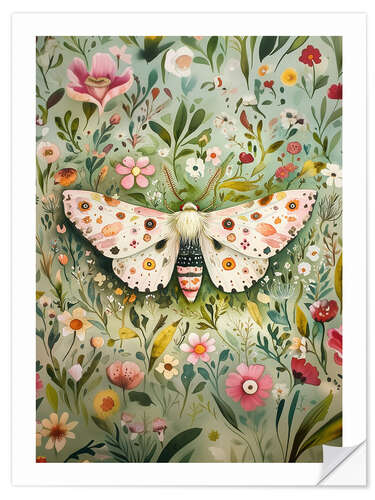 Sticker mural Botanical Butterfly VIII