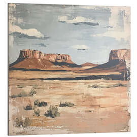 Obraz na aluminium Desert Postcard I