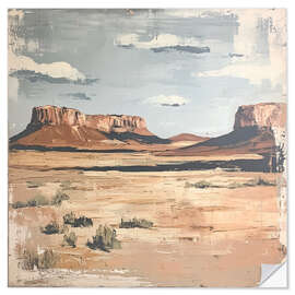 Vinilo para la pared Desert Postcard I