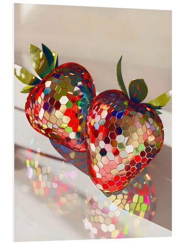 PVC-taulu Disco Strawberries