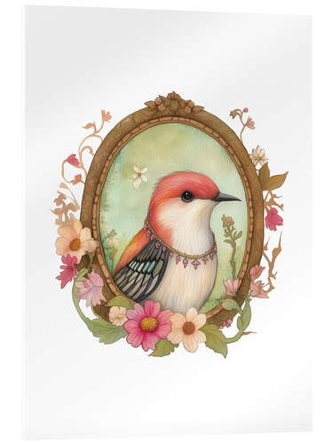 Acrylic print Bird Portrait IX