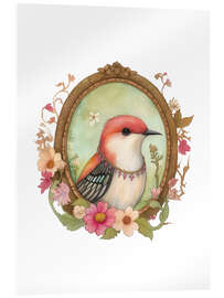Acrylic print Bird Portrait IX - Dutch Lady