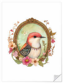 Wandsticker Vogelporträt IX