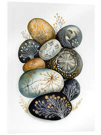 Akrylbillede Pebble Art I - Dutch Lady