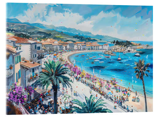 Tableau en verre acrylique Mediterranean Paradise