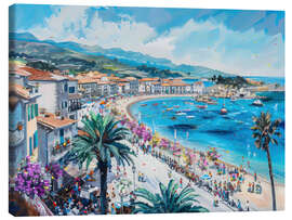 Canvas print Mediterranean Paradise - LSR Design Studio