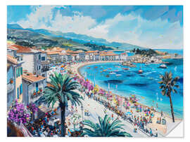 Wandsticker Mittelmeerparadies