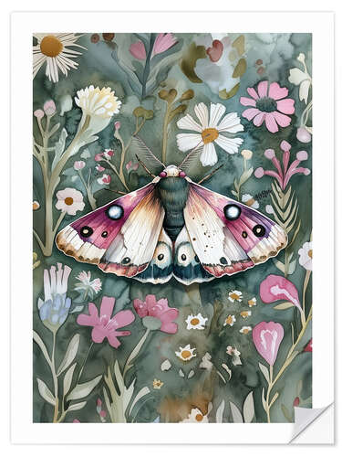 Adesivo murale Botanical Butterfly IX
