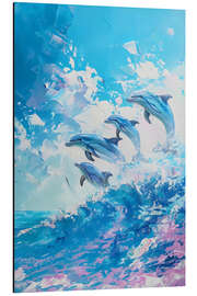 Aluminium print Dolphin Jump - LSR Design Studio