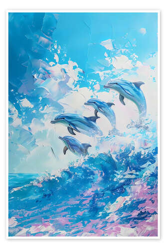 Poster Dolphin Jump