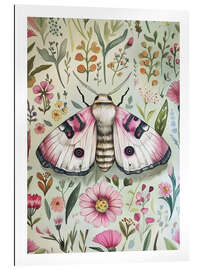 Quadro em plexi-alumínio Botanical Butterfly X