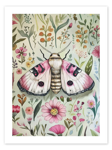 Poster Botanical Butterfly X