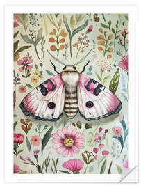 Sticker mural Botanical Butterfly X - Dutch Lady