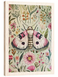 Trätavla Botanical Butterfly X - Dutch Lady