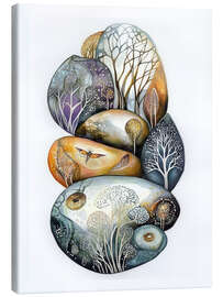 Canvas print Pebble Art II - Dutch Lady