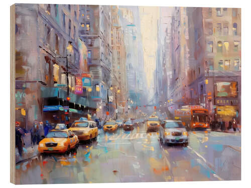 Tableau en bois Chicago