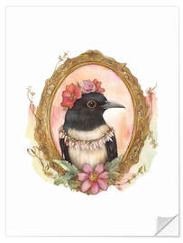 Vinilo para la pared Bird Portrait X