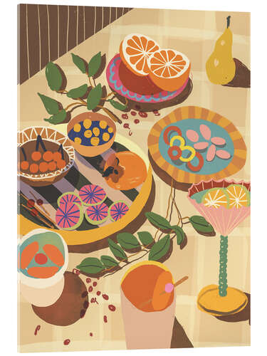 Akrylglastavla Sunny still life