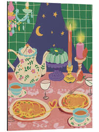 Aluminium print Spaghetti Dinner Date - Gigi Rosado