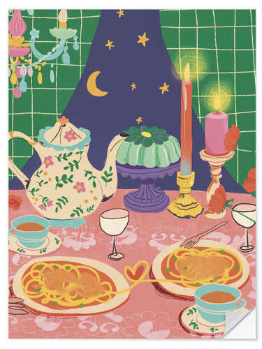 Wall sticker Spaghetti Dinner Date