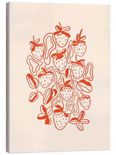 Stampa su tela Strawberries