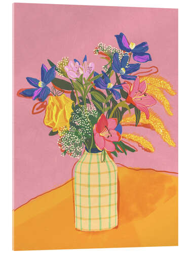 Obraz na szkle akrylowym Summer bouquet