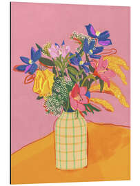 Aluminium print Summer bouquet