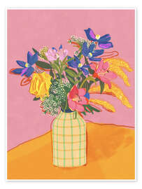 Wall print Summer bouquet - Gigi Rosado