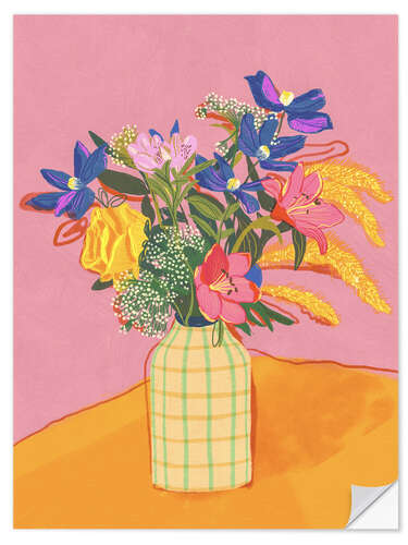 Wall sticker Summer bouquet