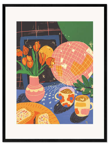 Framed art print Disco