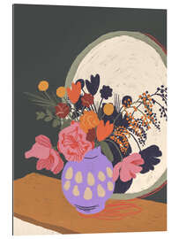 Gallery print Flowers in the mirror