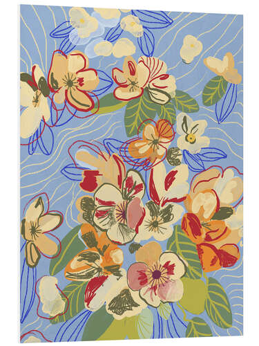 Foam board print Morning Oasis
