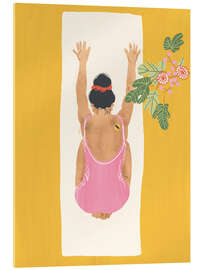 Acrylglasbild Yoga - Gigi Rosado