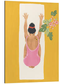 Aluminium print Yoga - Gigi Rosado