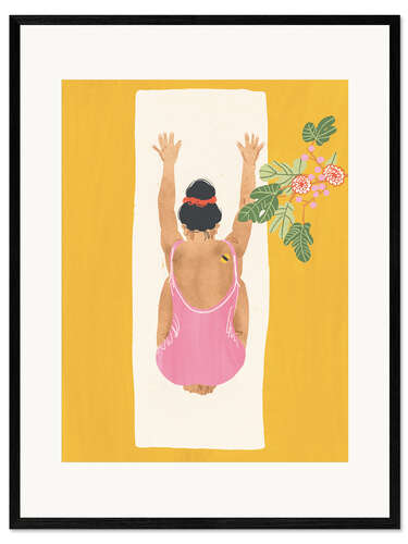 Framed art print Yoga