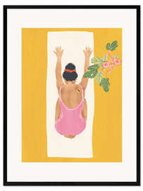 Framed art print Yoga - Gigi Rosado