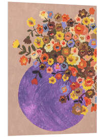 Hartschaumbild Flora Fantasia