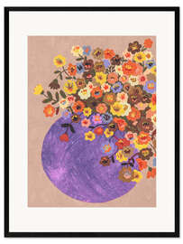 Framed art print Flora Fantasia - Gigi Rosado