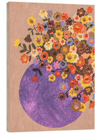 Tableau en bois Flora Fantasia - Gigi Rosado