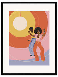 Gerahmter Kunstdruck 1979 Party