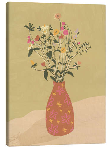 Leinwandbild Wilde Blumen