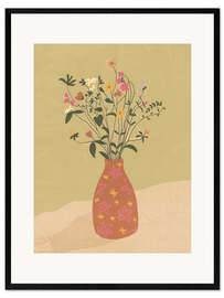 Impression artistique encadrée Wild flowers
