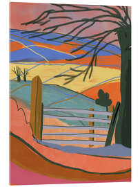 Quadro em acrílico Cumbria countryside - Gigi Rosado