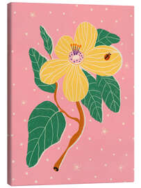 Leinwandbild Gelbe Blume