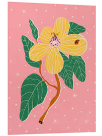 Tableau en PVC Yellow flower