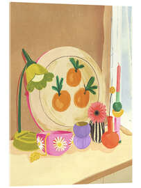 Akryylilasitaulu Orange still life