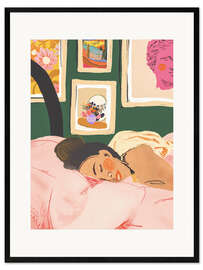 Framed art print Sleeping Beauty - Gigi Rosado