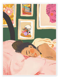 Wall print Sleeping Beauty - Gigi Rosado