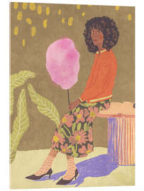 Acrylglasbild Zuckerwatte - Gigi Rosado